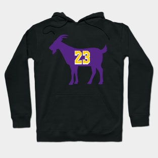 Los Angeles GOAT - number 23 - Purple Hoodie